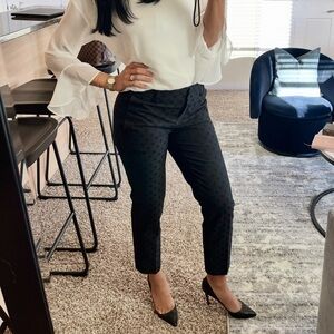 Ann Taylor Petite Polka Dot Ankle Pants – Size 0P